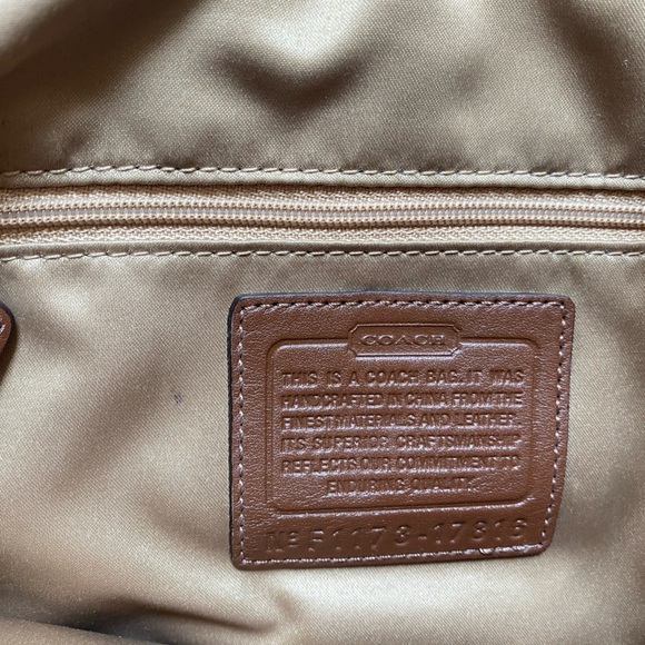 Vintage Coach Chelsea Brown Hobo Leather Bag F1173 - Picture 5 of 14